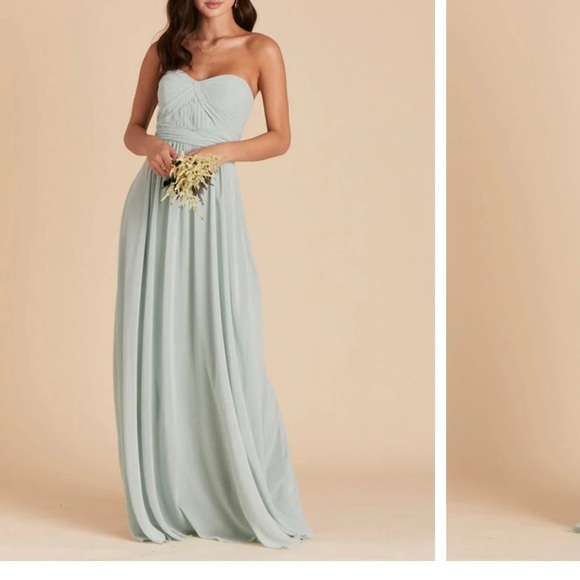 Bridesmaid’s dress. Birdy grey. Sage green color. Size small, fits like a 4. - Picture 1 of 10